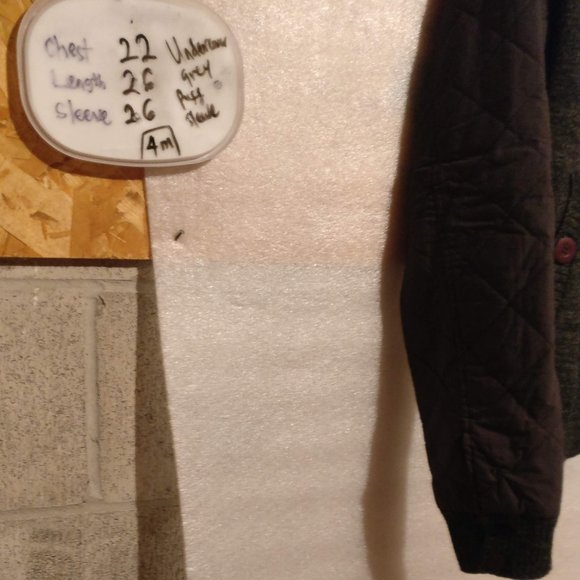 UNDERCOVER JAPAN Aviator bomber quilted puffer Wool Jacket Color Coal Men medium - Picture 9 of 9